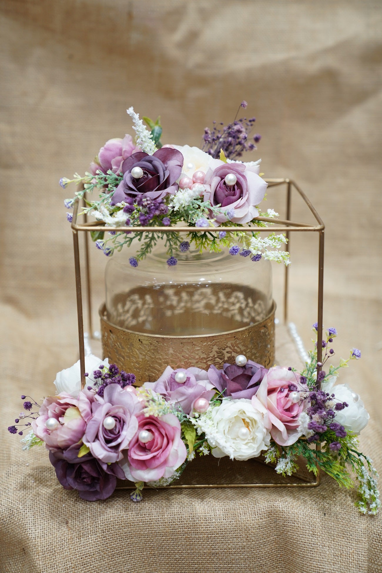 Floral Cake Platter