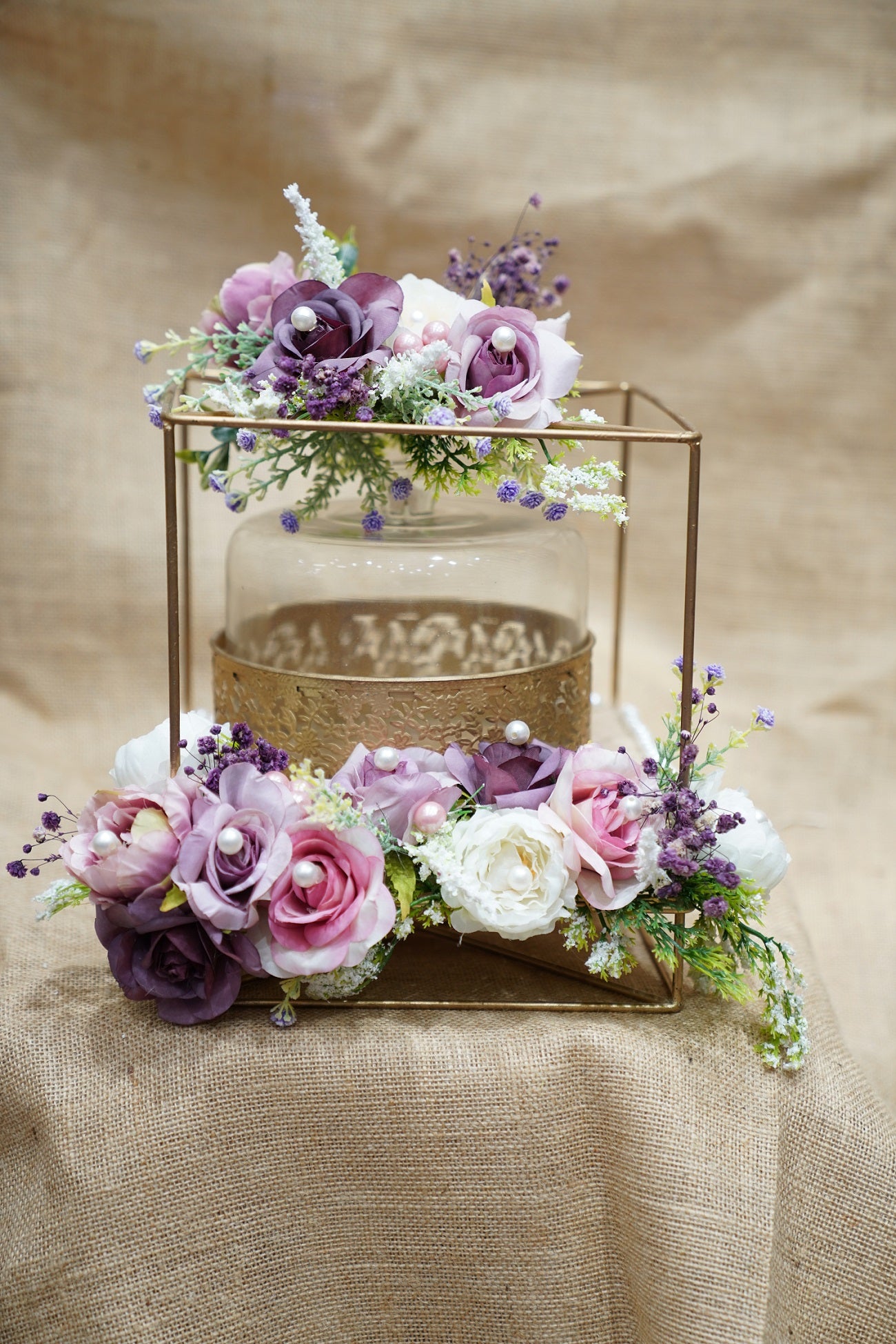Floral Cake Platter