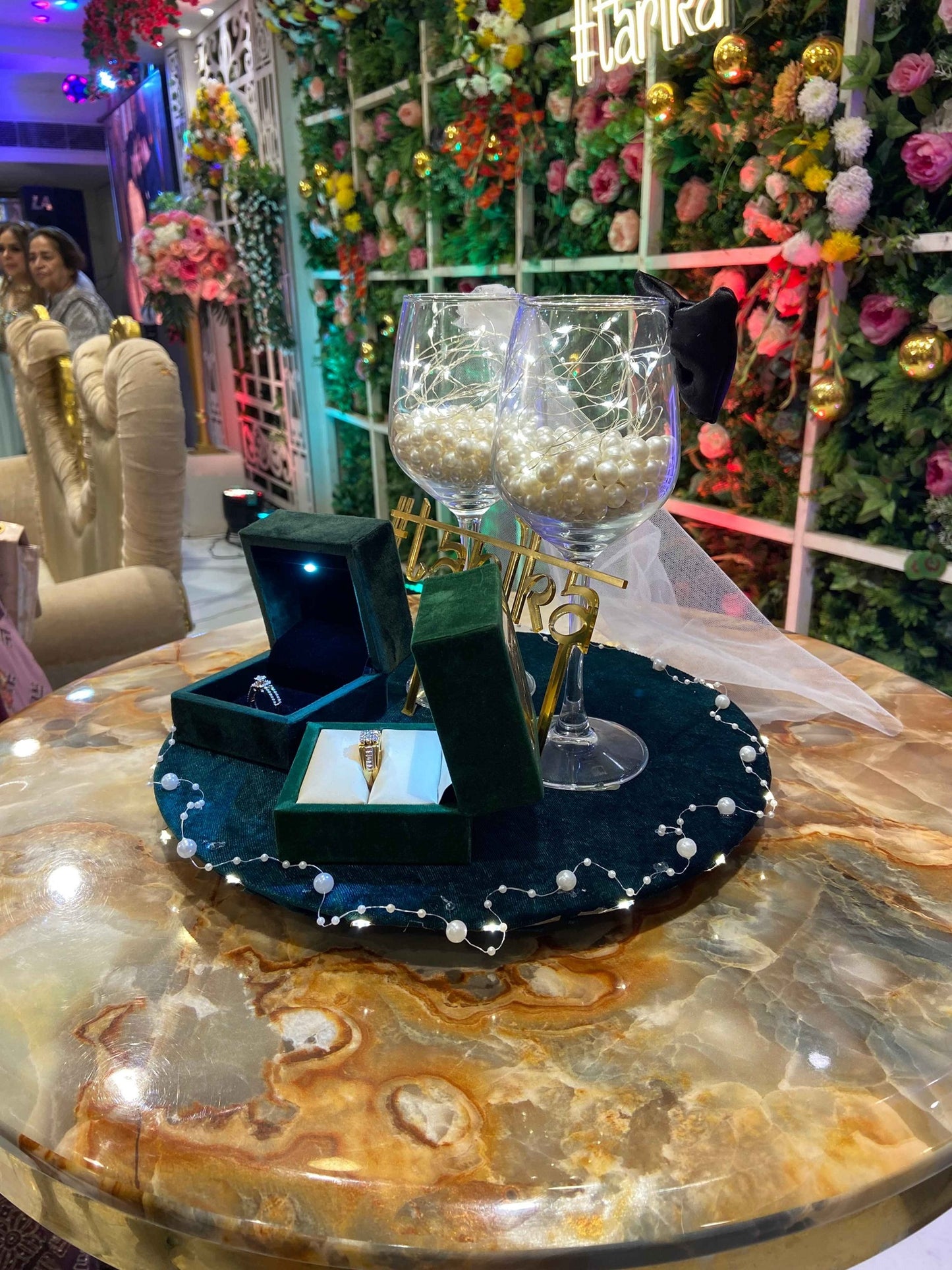 Wine Glass Ring Platter