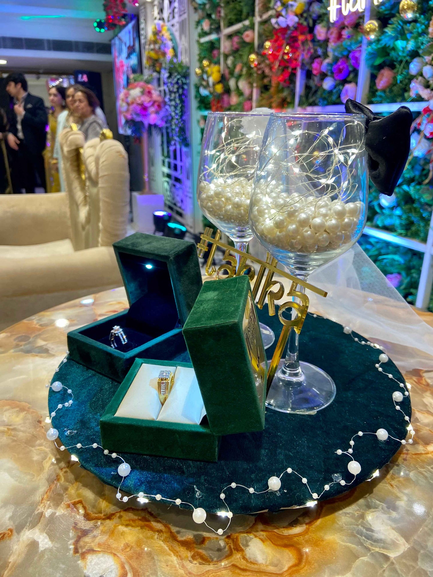 Wine Glass Ring Platter
