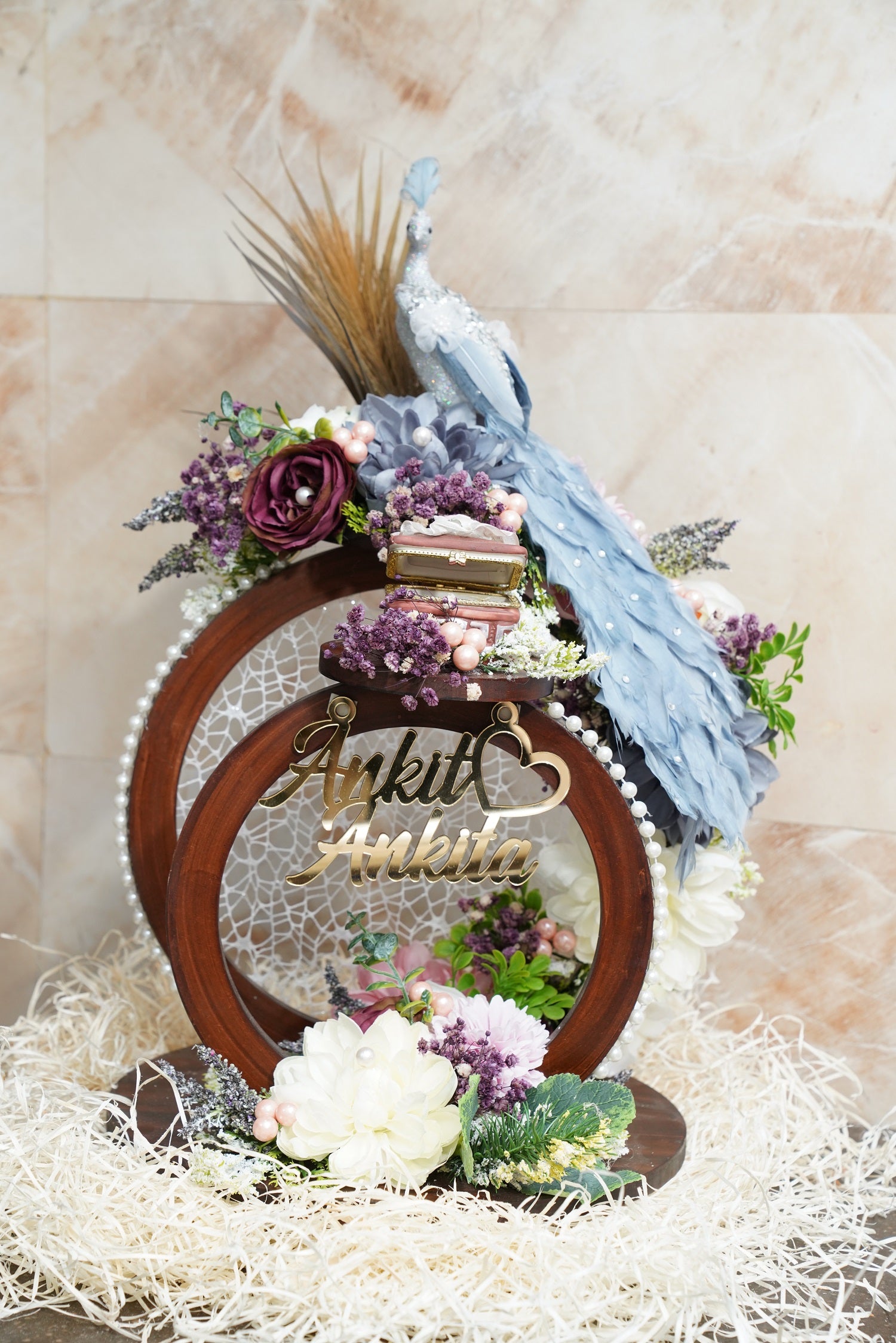 Peacock Ring Platter